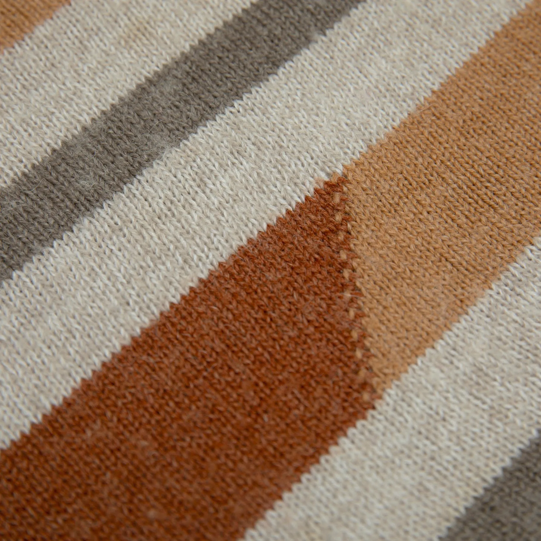 Bauhaus Intarsia Alpaca Yarn Saddle Shoulder Pullover