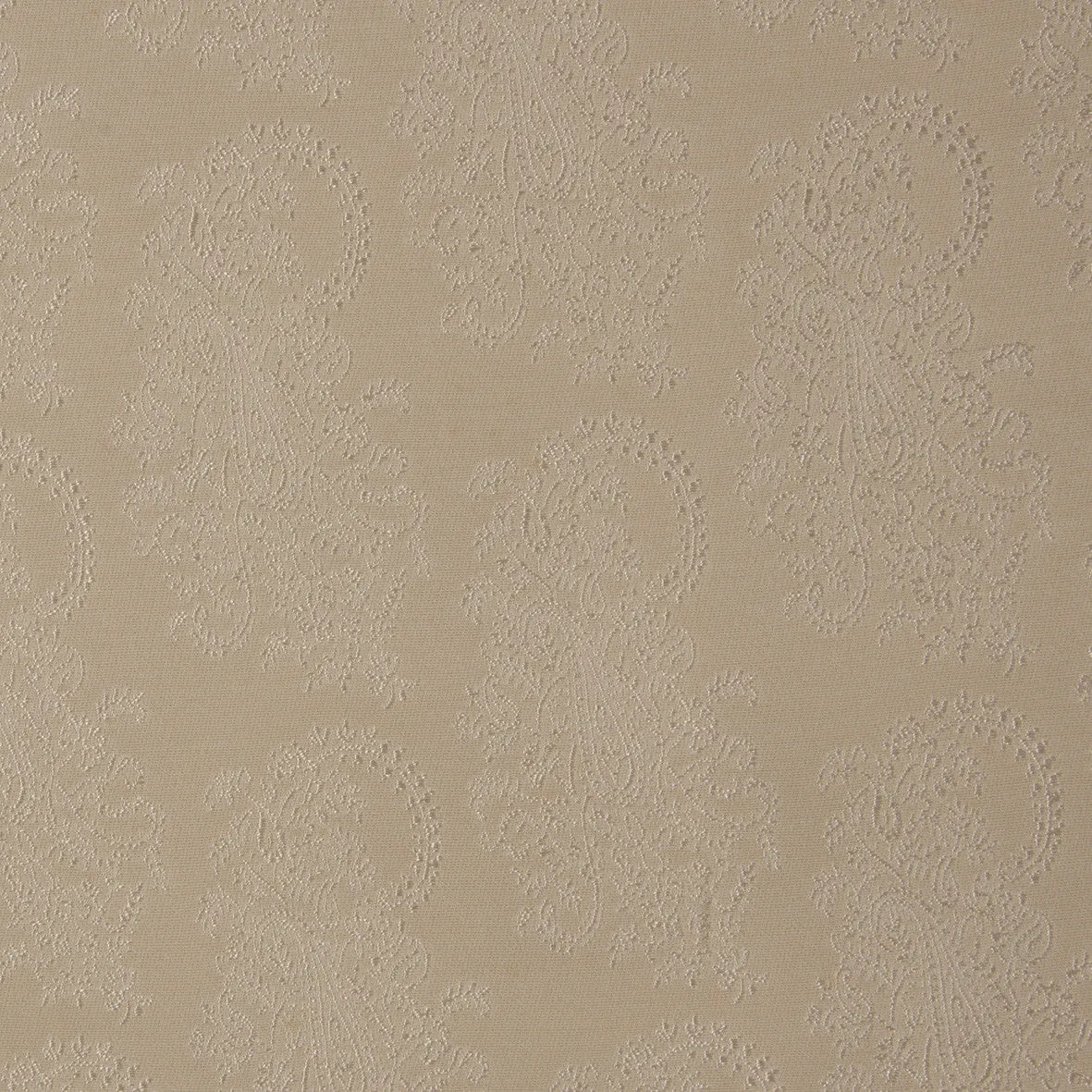 Beige Plain Jacquard Fabric 894