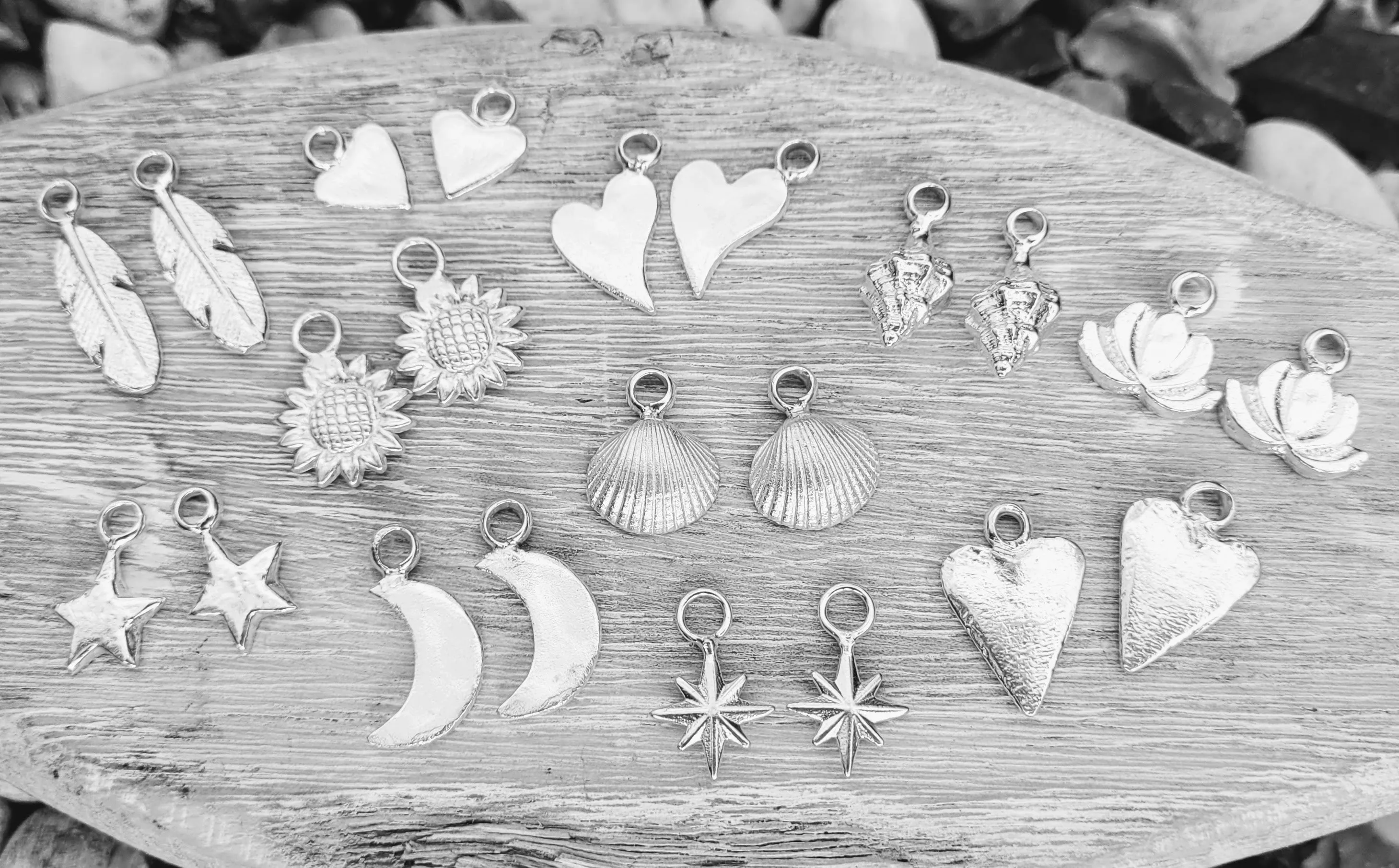 Extra Hoop Earrings Charms in Pairs