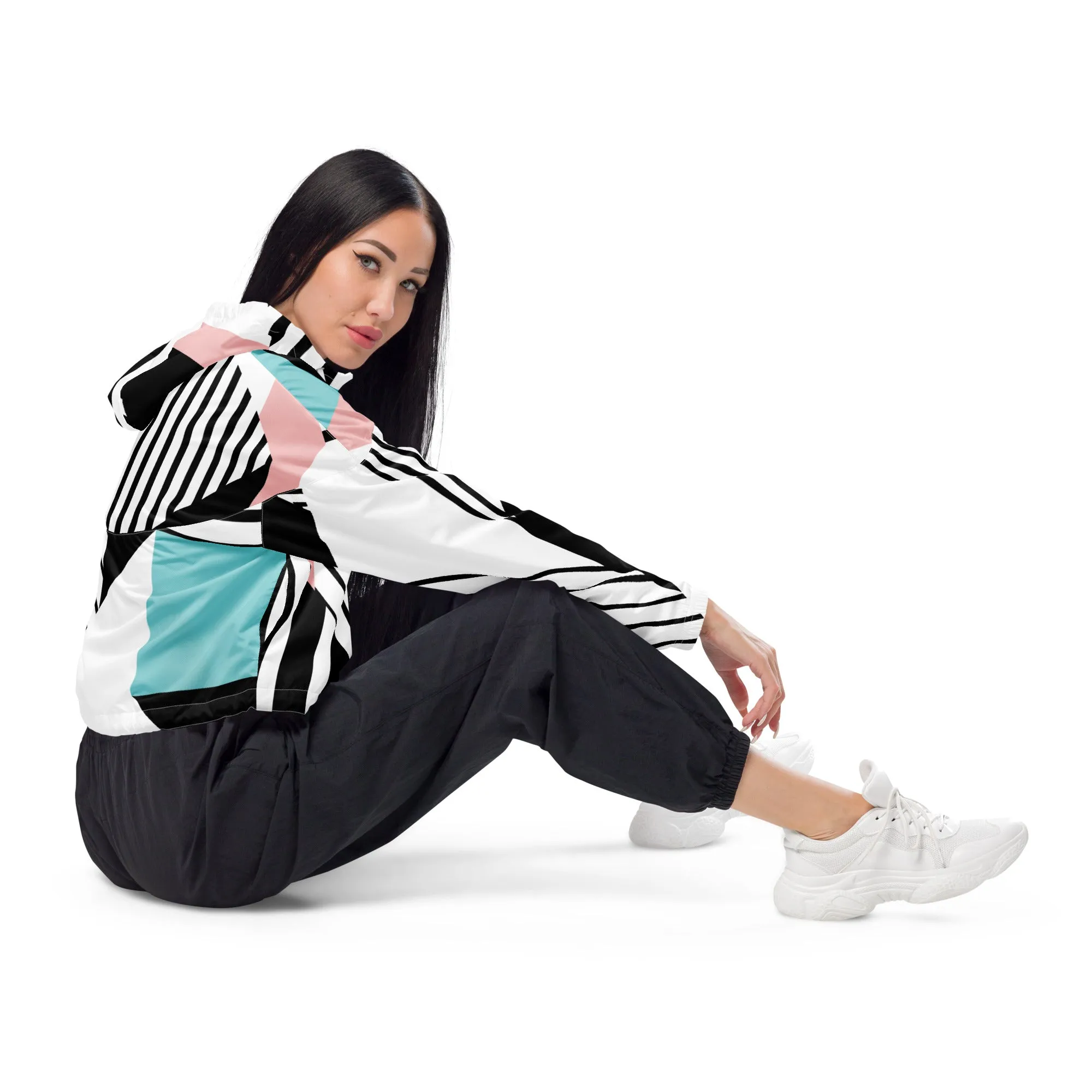 Geometry Women’s cropped windbreaker