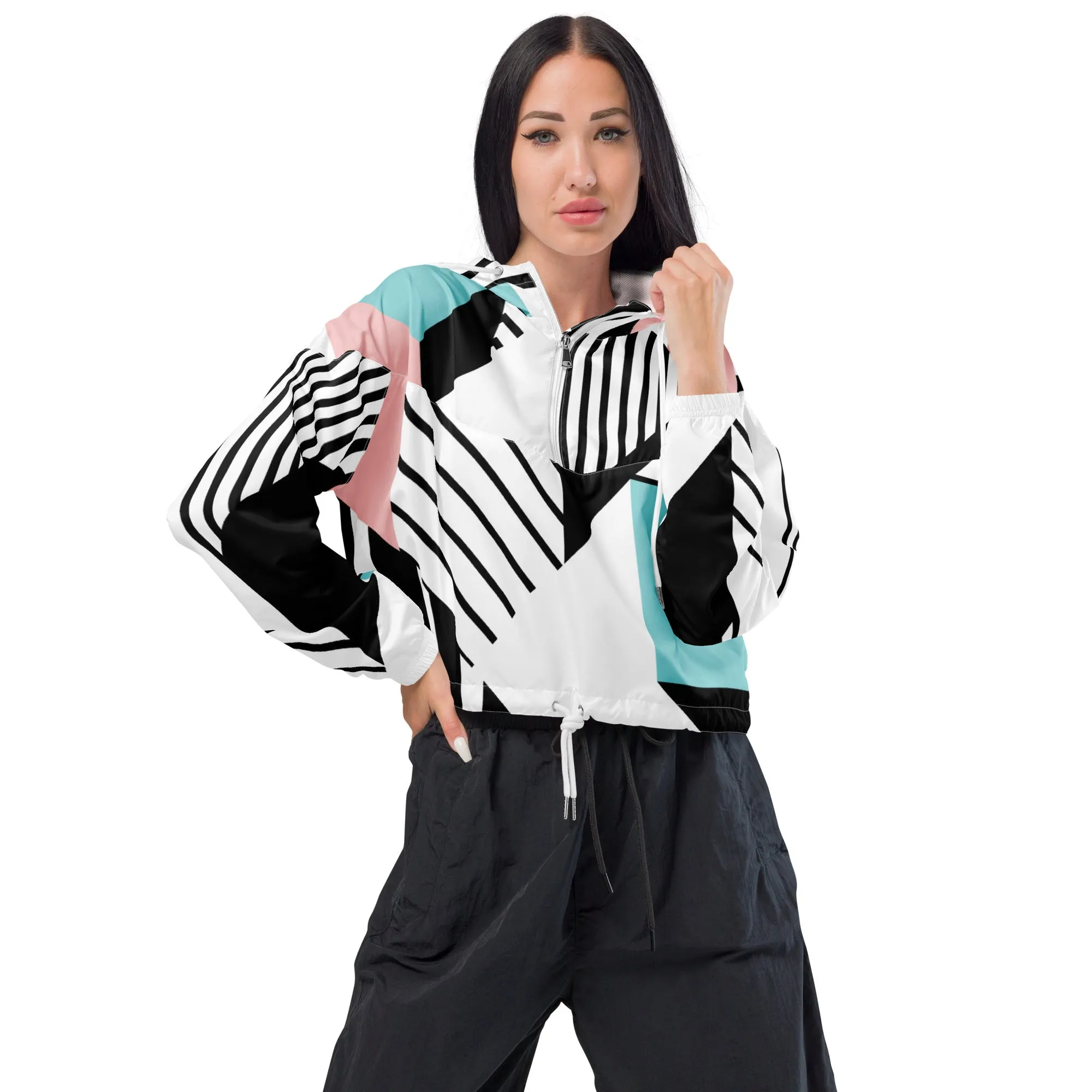 Geometry Women’s cropped windbreaker