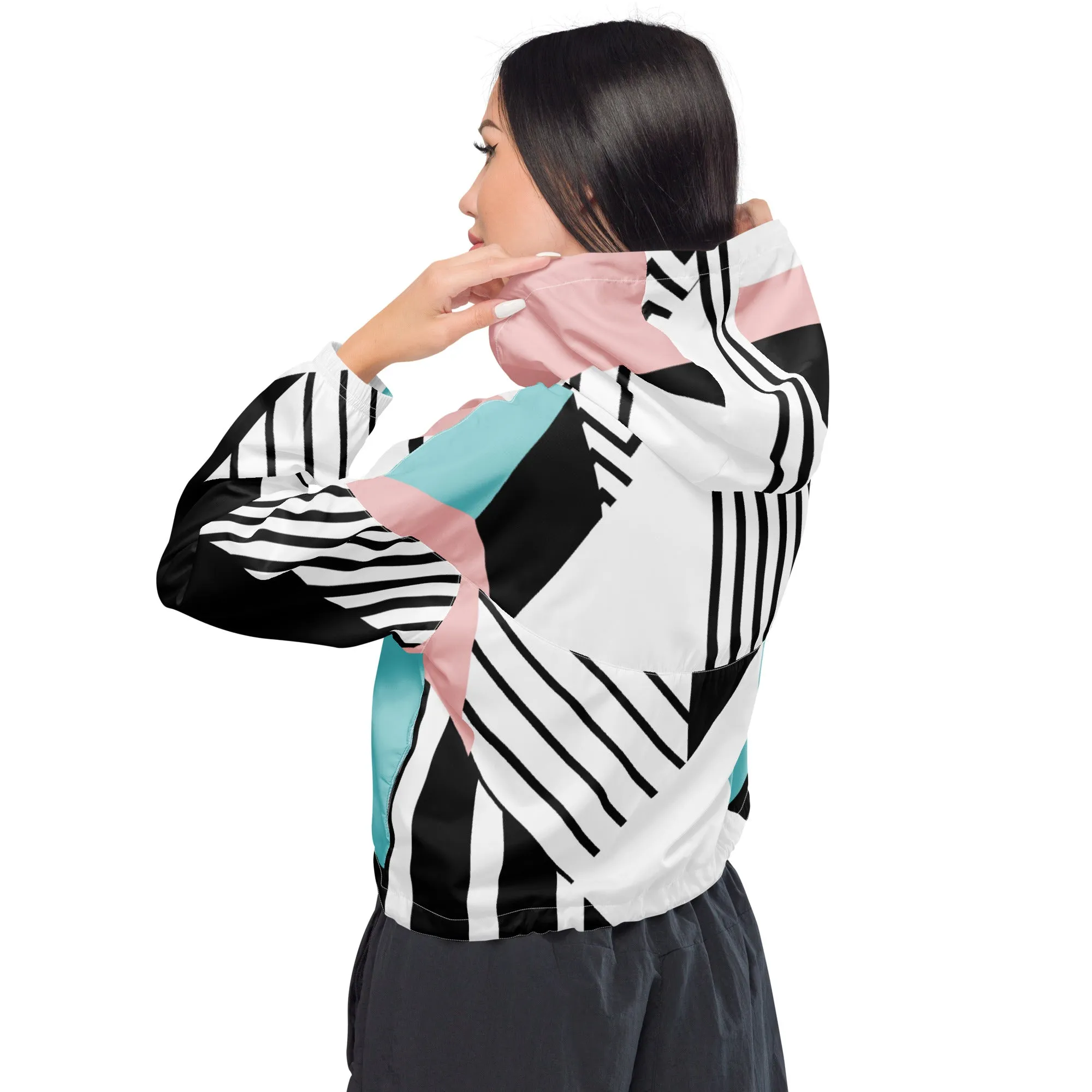 Geometry Women’s cropped windbreaker