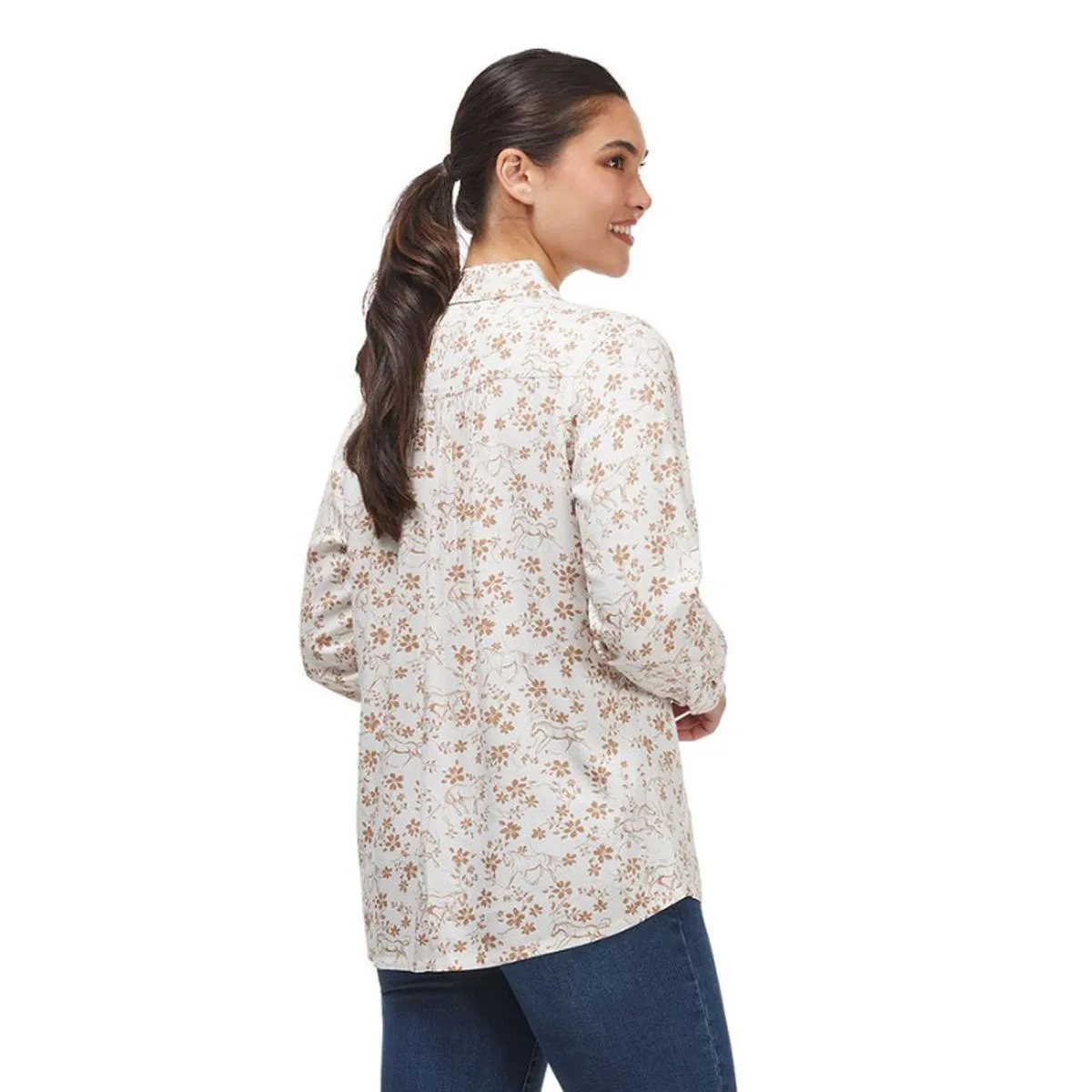 Kerrits Women's Horse Floral Button Up Shirt - Sale
