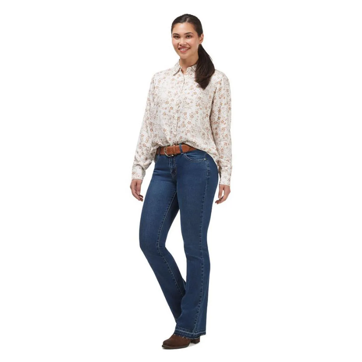 Kerrits Women's Horse Floral Button Up Shirt - Sale