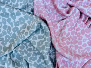 Lightweight  satin  fabric by the yard - Animal   print