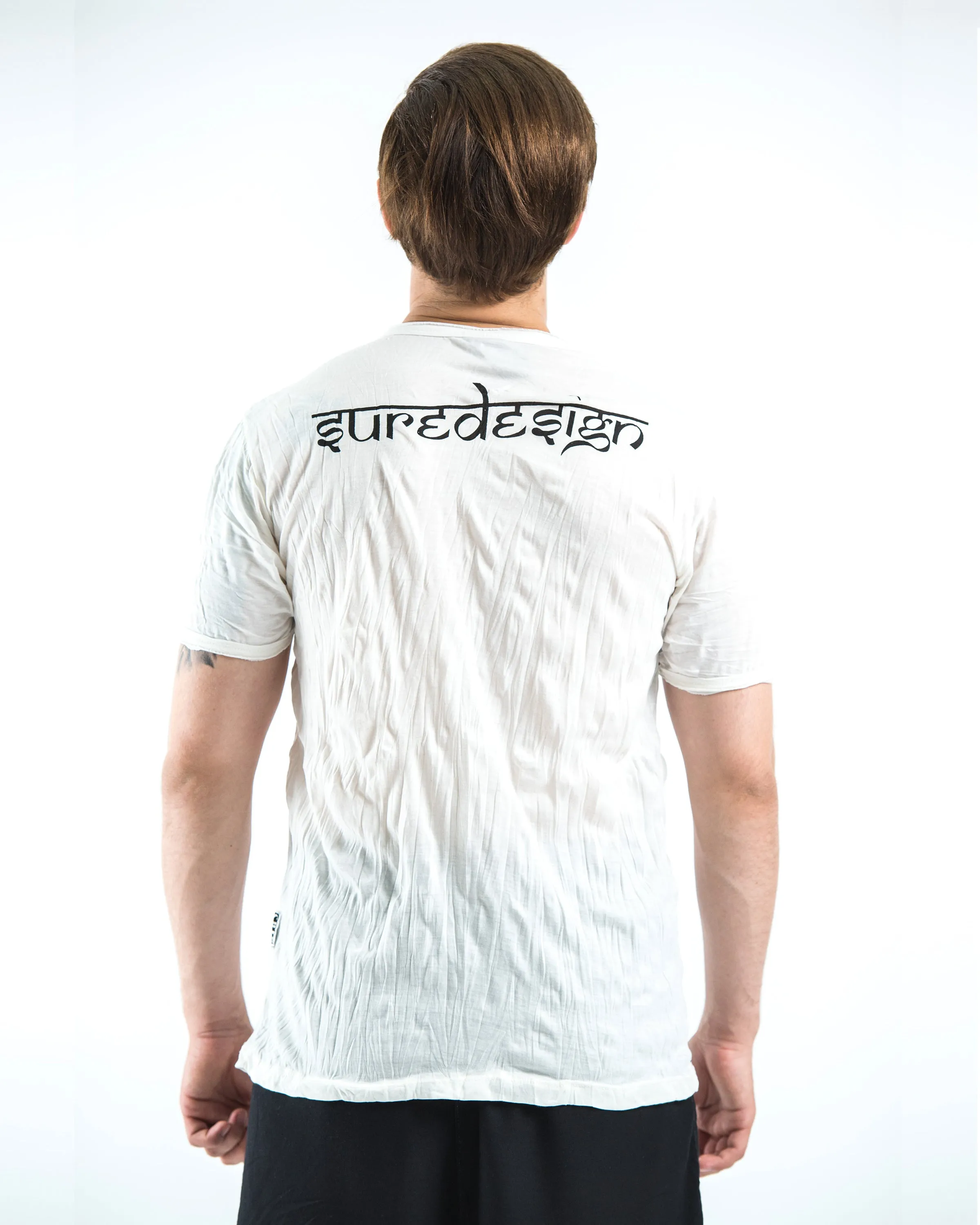 Mens Lions Eye T-Shirt in White