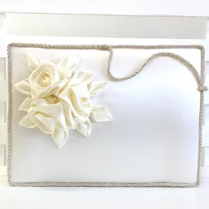 Orthodox Wedding Crowns (Stefanothiki) Keepsake Box - Satin Rose