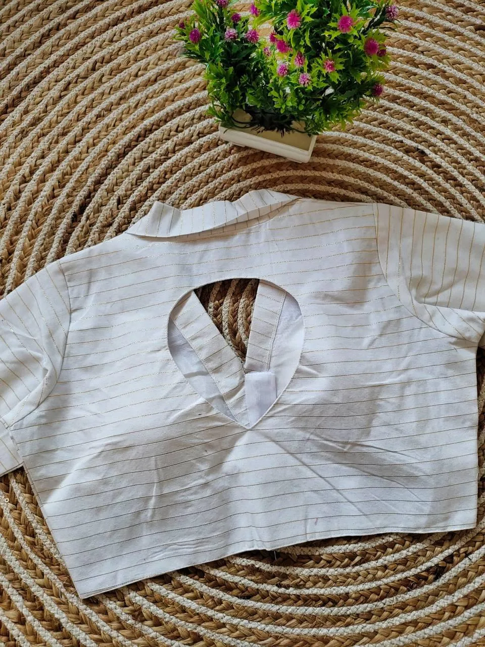 Party Wear Designer Long Sleeves Pure Cotton Readymade Blouse