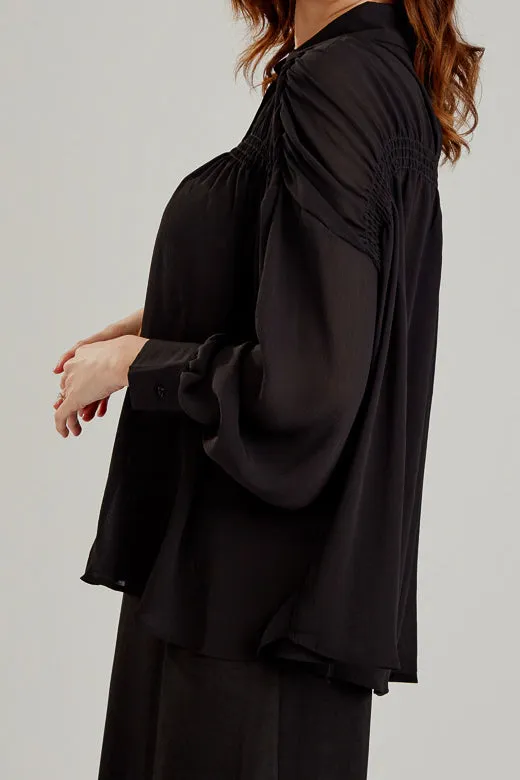 Ruched Shoulder Shirt