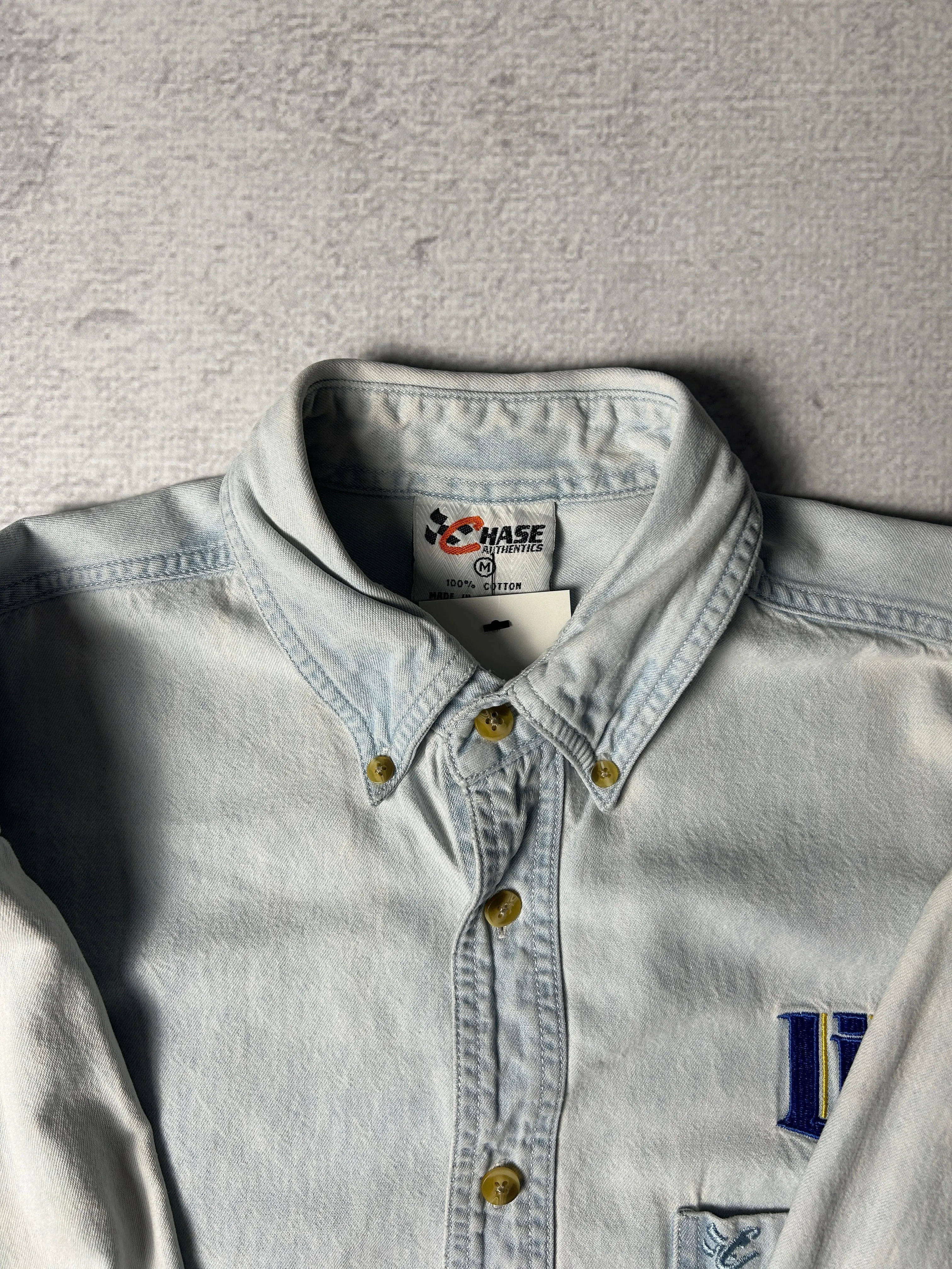 Vintage 90s Nascar Rusty Wallace Button Up Shirt - Men's Medium